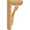 Ekena Millwork Merced Craftsman Rough Sawn Bracket w/ Offset Brace, Western Red Cedar, 6"W x 14"D x 26"H BKT0604X14X26MRC04RWR - alternate 2